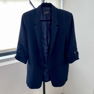 Zara Basic Collection Navy Blue Oversized Blazer - Size XL - Used